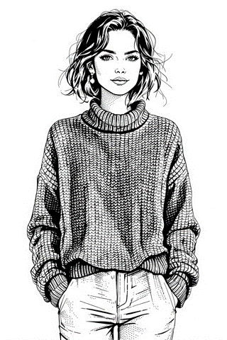 Envisage: Woman in a mustard jumper